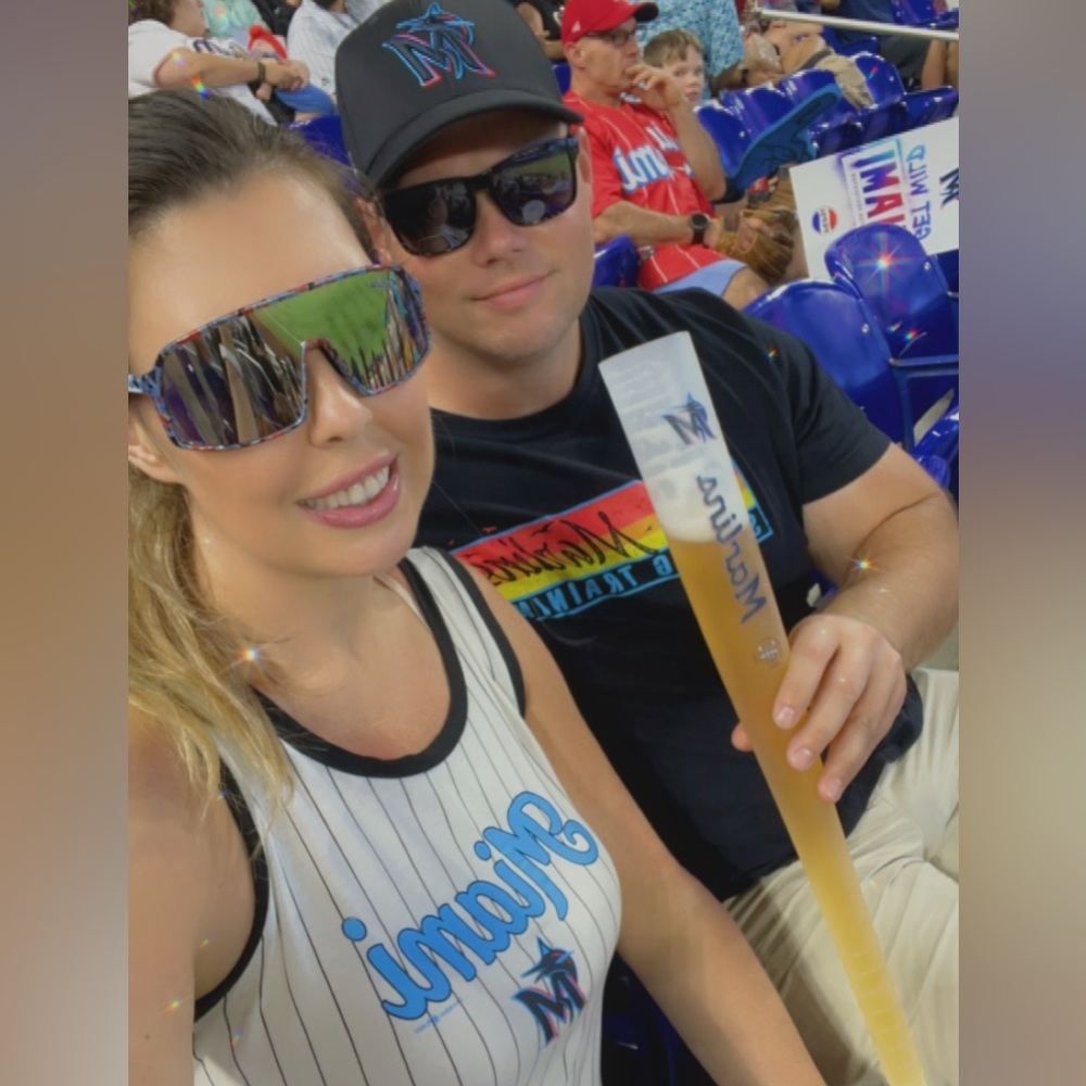 Miami Marlins Baseball Sunglasses